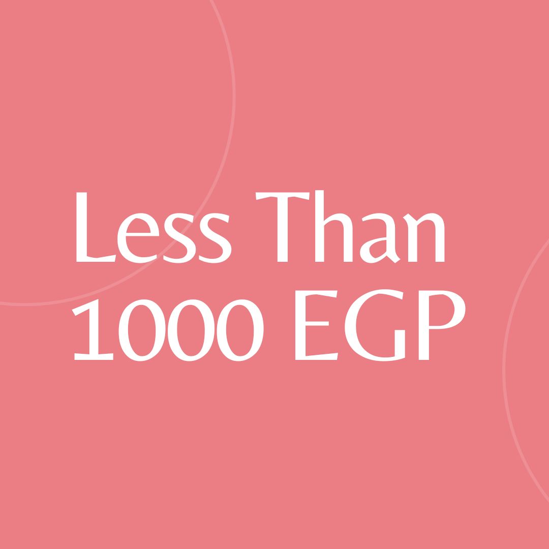 Less Than 1000 EGP